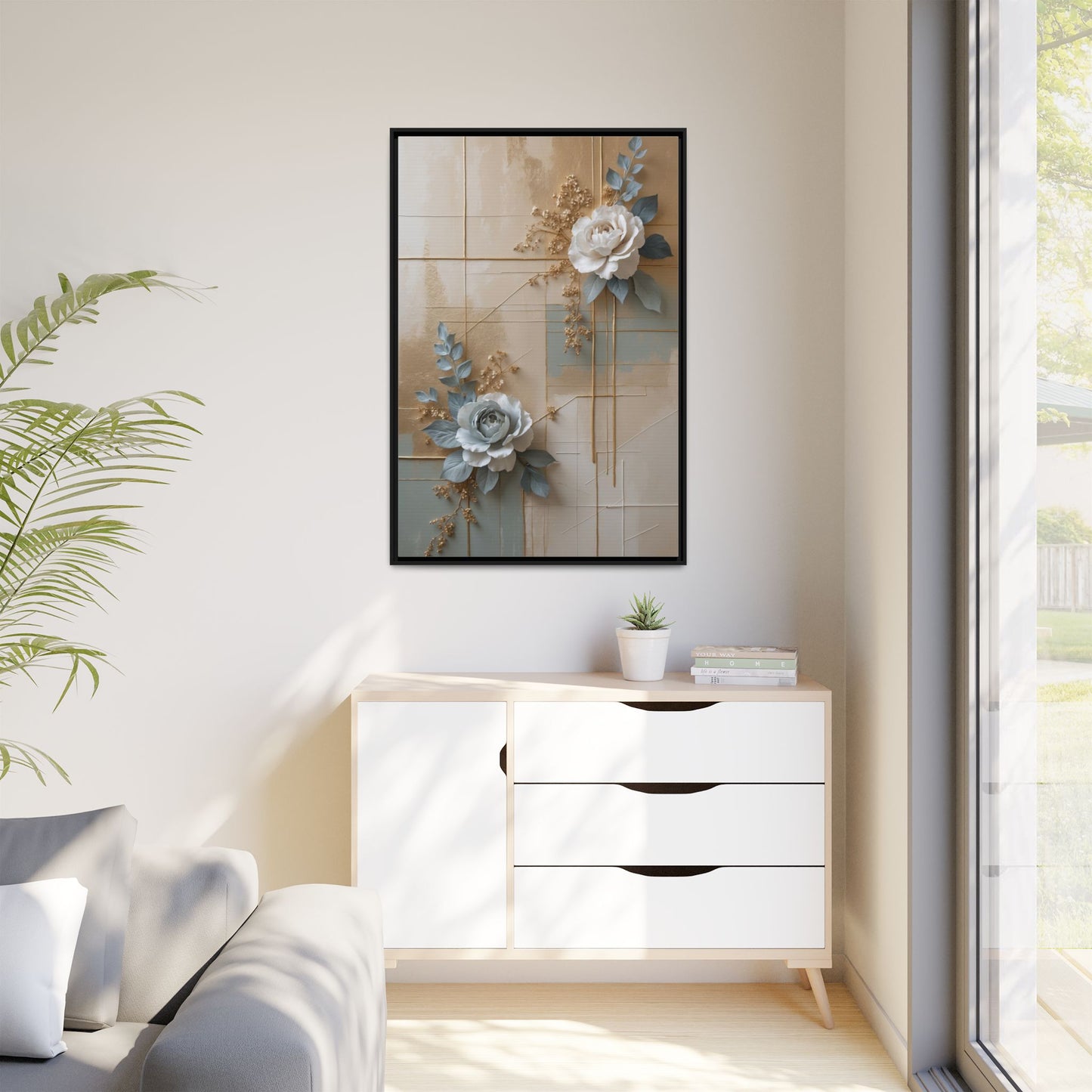 Matte Canvas, Framed (Multi-color)