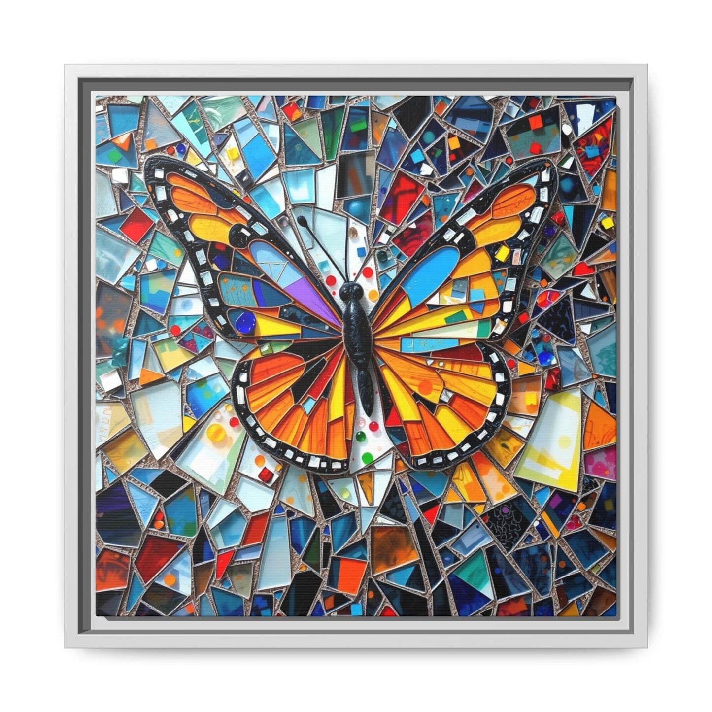 Wings of Renewal: Mosaic Butterfly Dream