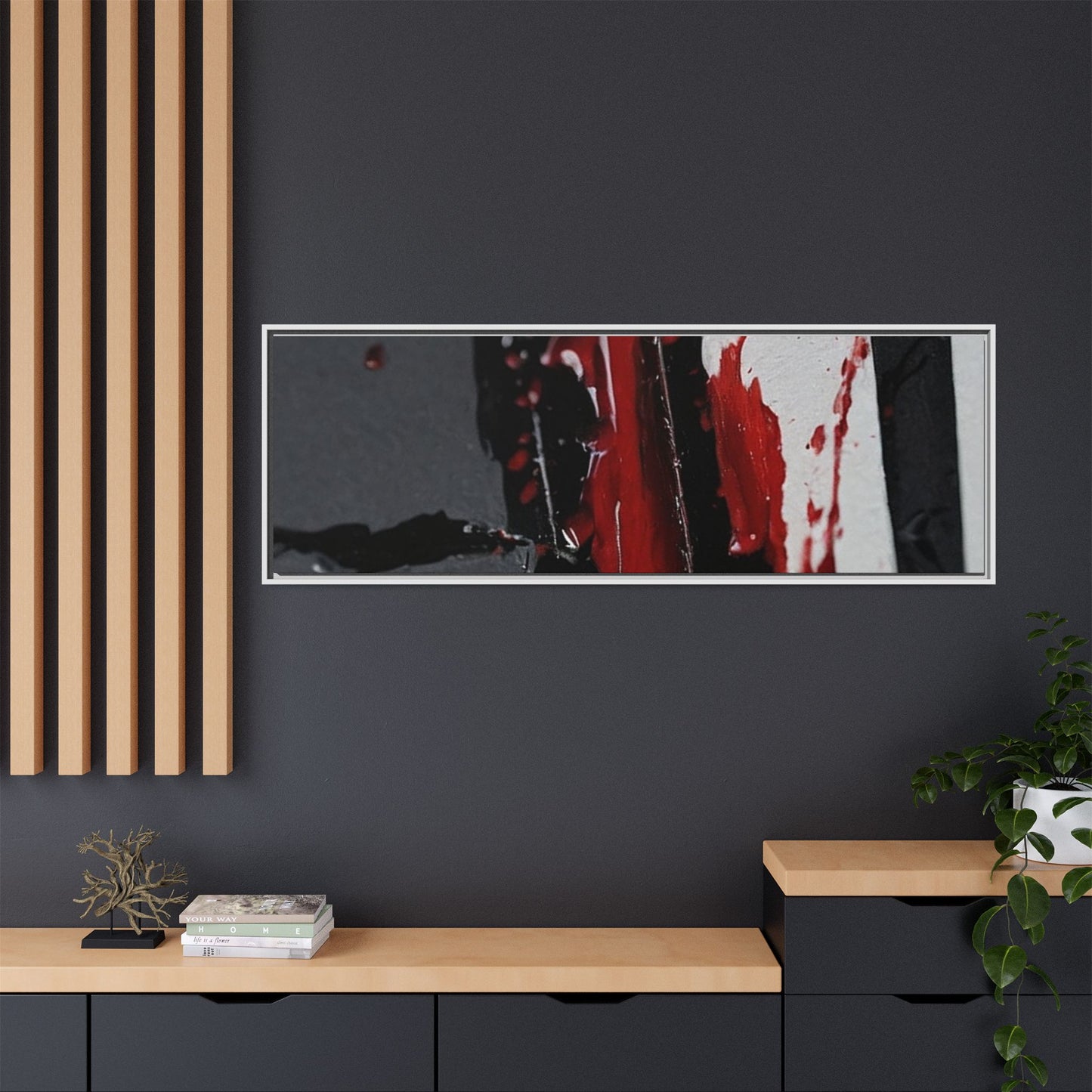 Matte Canvas, Framed (Multi-color)
