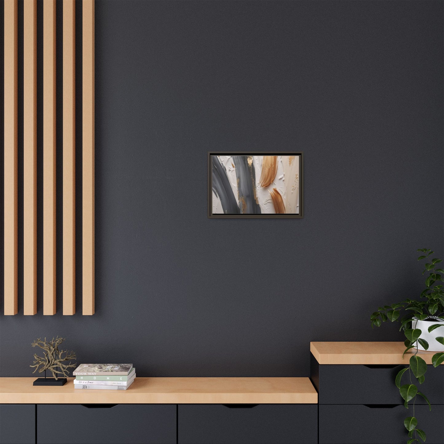 Matte Canvas, Framed (Multi-color)