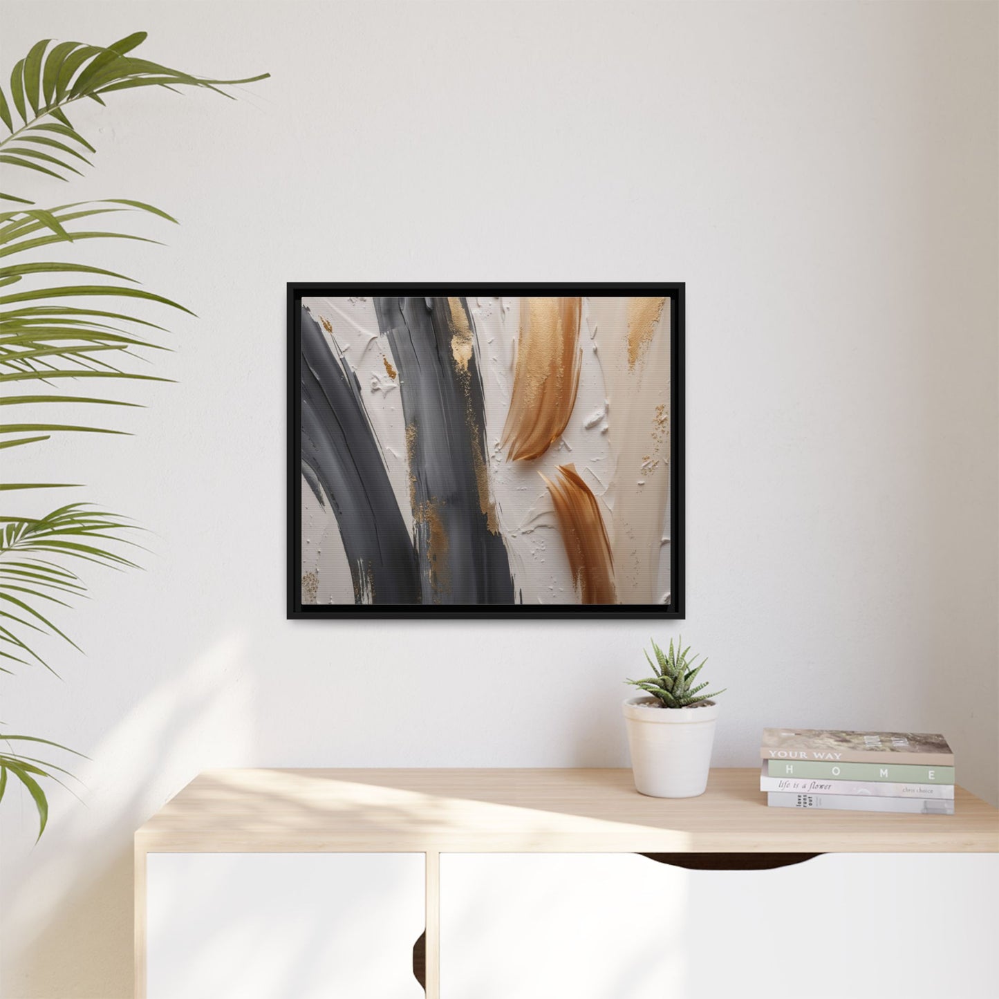 Matte Canvas, Framed (Multi-color)
