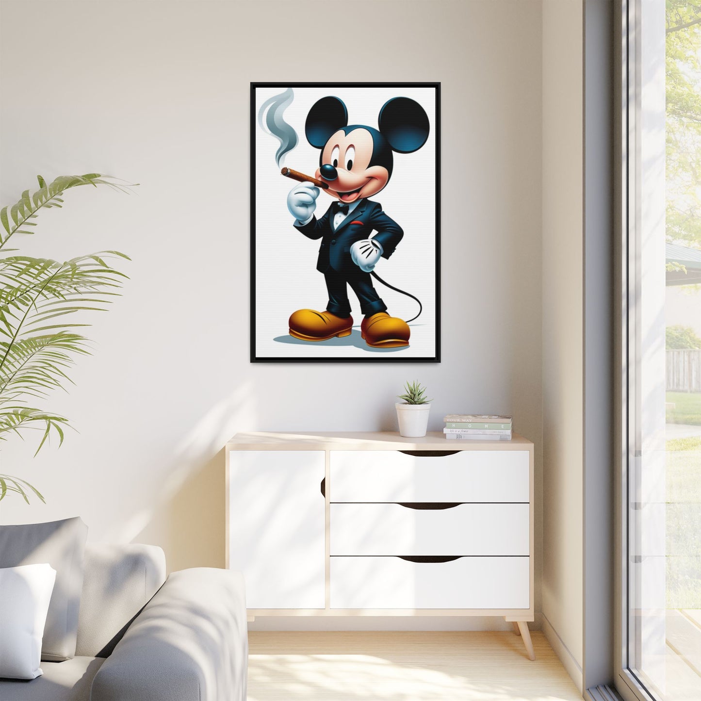 Matte Canvas, Framed (Multi-color)