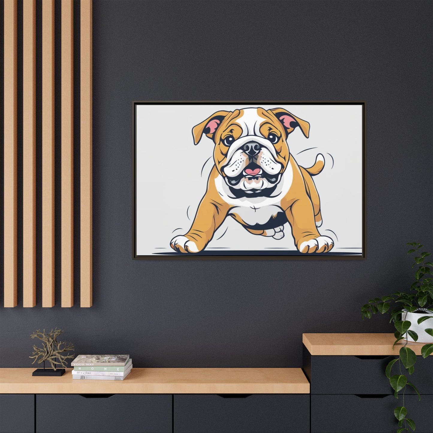 Matte Canvas, Framed (Multi-color)
