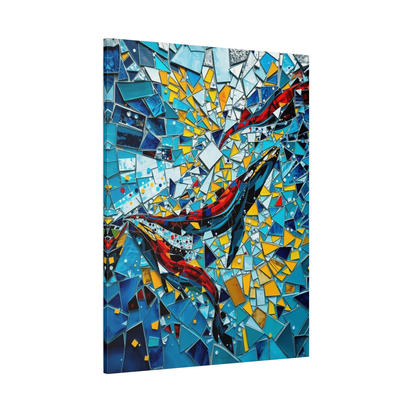 Tides of Glass: The Dance of Koi
