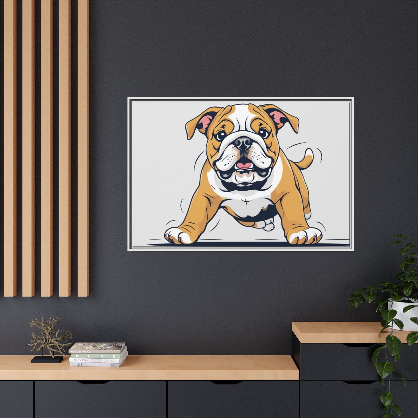 Matte Canvas, Framed (Multi-color)