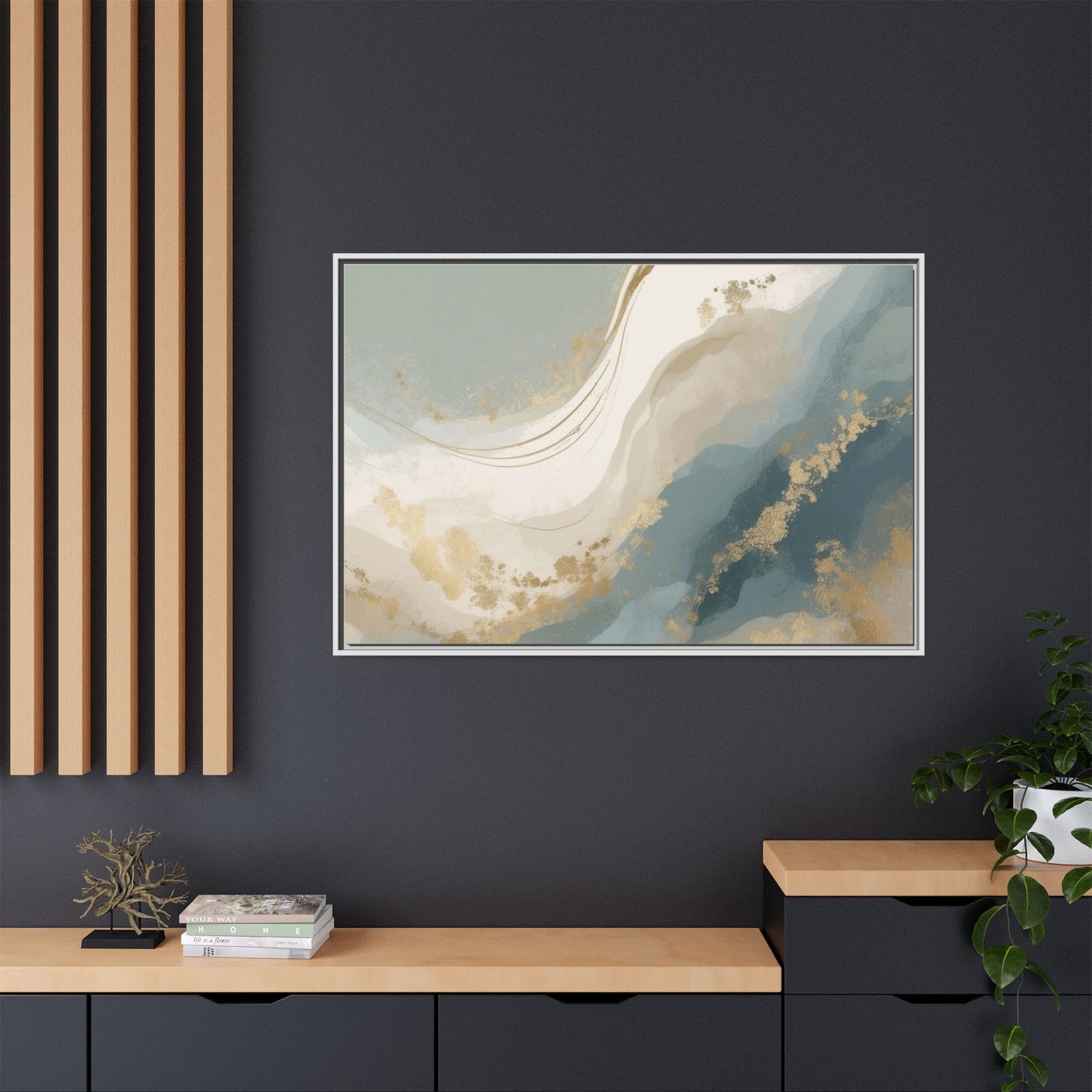 Matte Canvas, Framed (Multi-color)