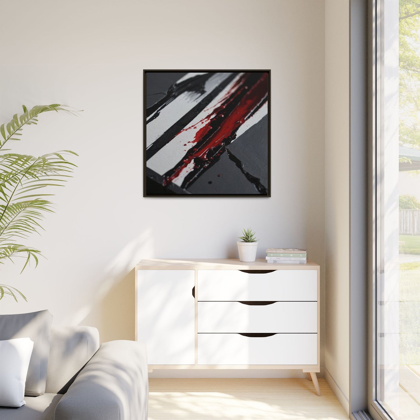 Matte Canvas, Framed (Multi-color)