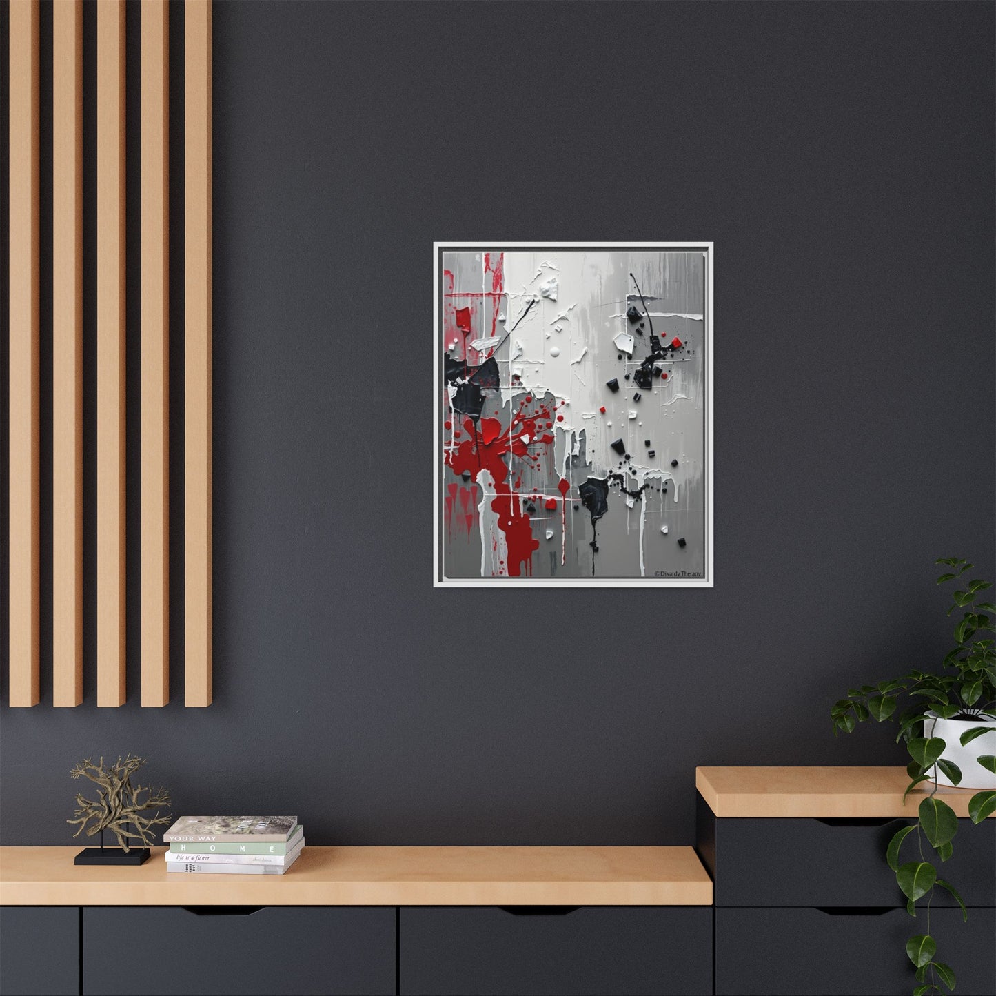 Matte Canvas, Framed (Multi-color)