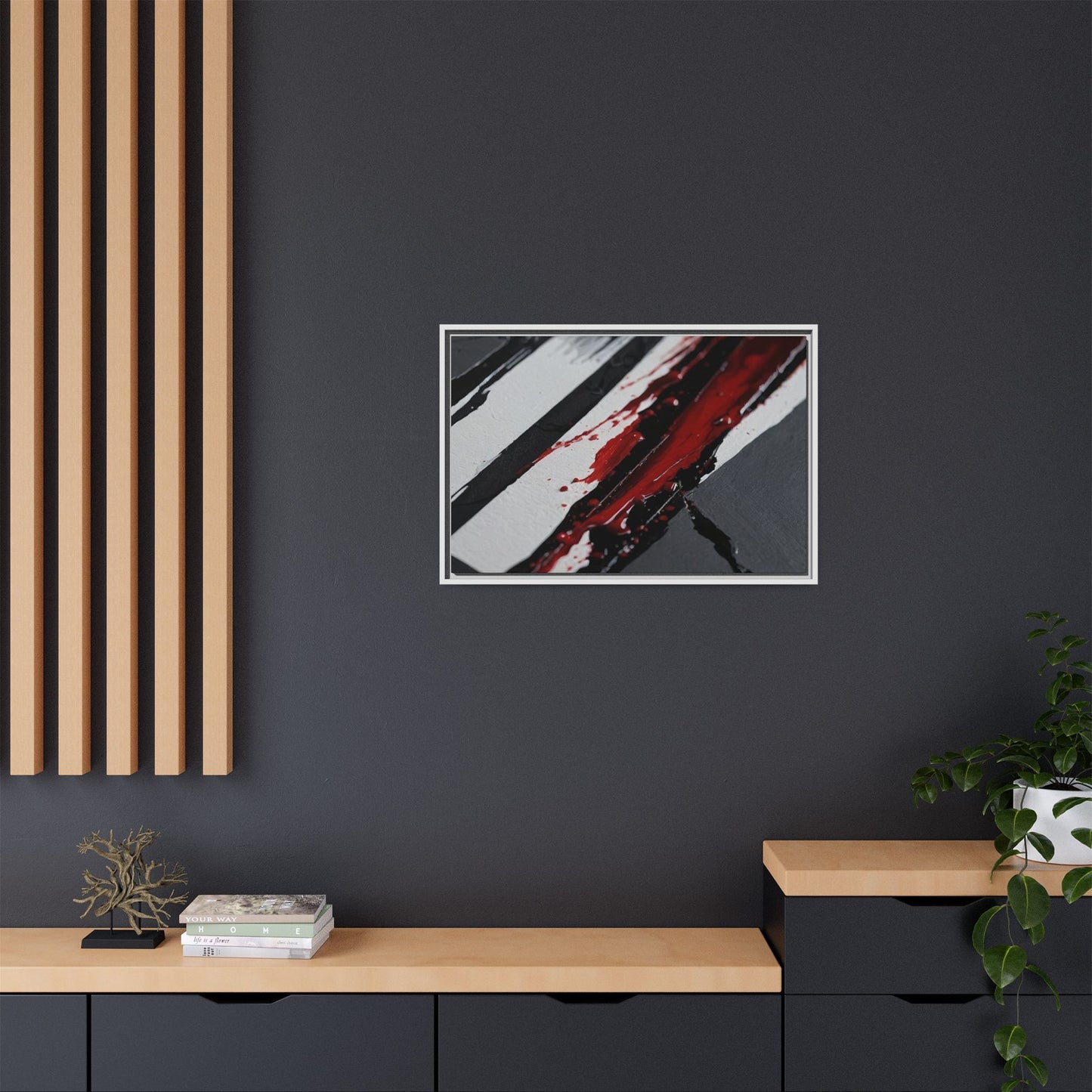 Matte Canvas, Framed (Multi-color)