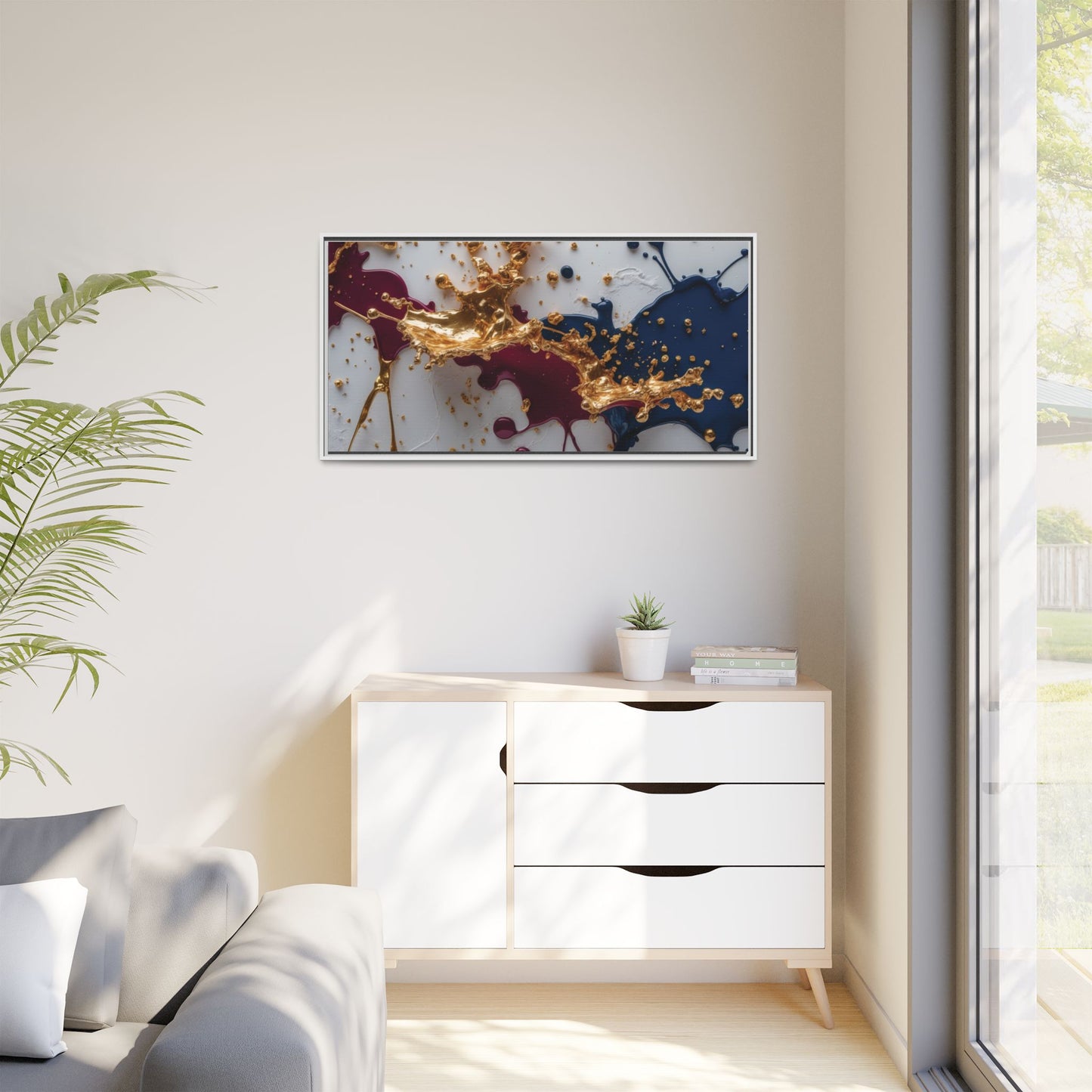 Matte Canvas, Framed (Multi-color)