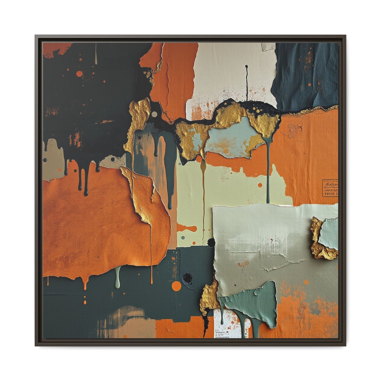 Matte Canvas, Framed (Multi-color)