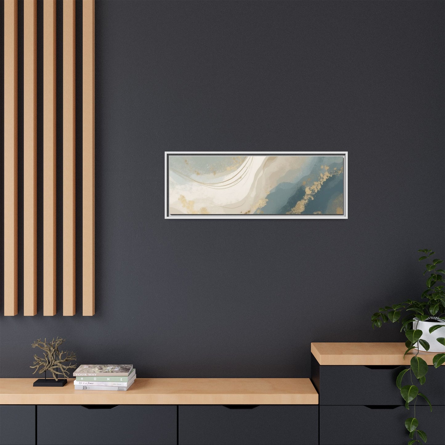 Matte Canvas, Framed (Multi-color)