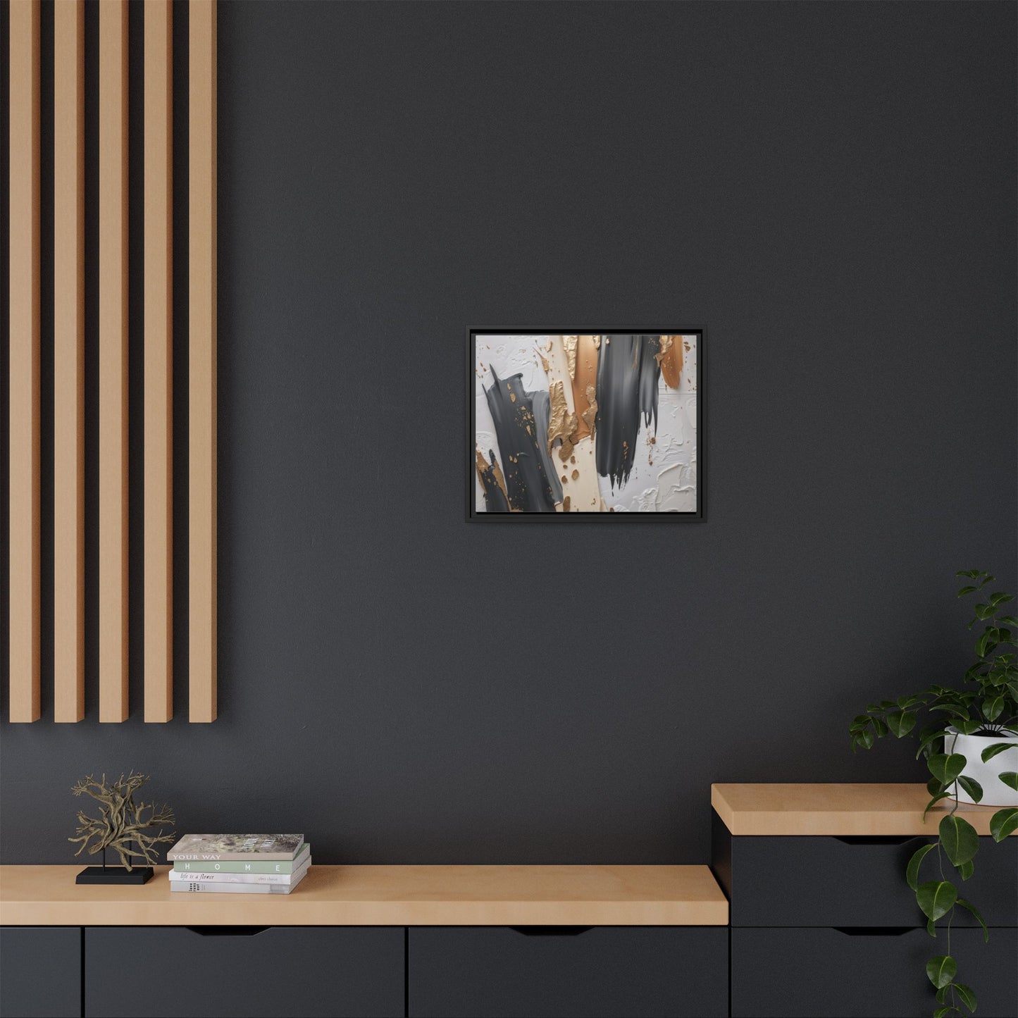 Matte Canvas, Framed (Multi-color)