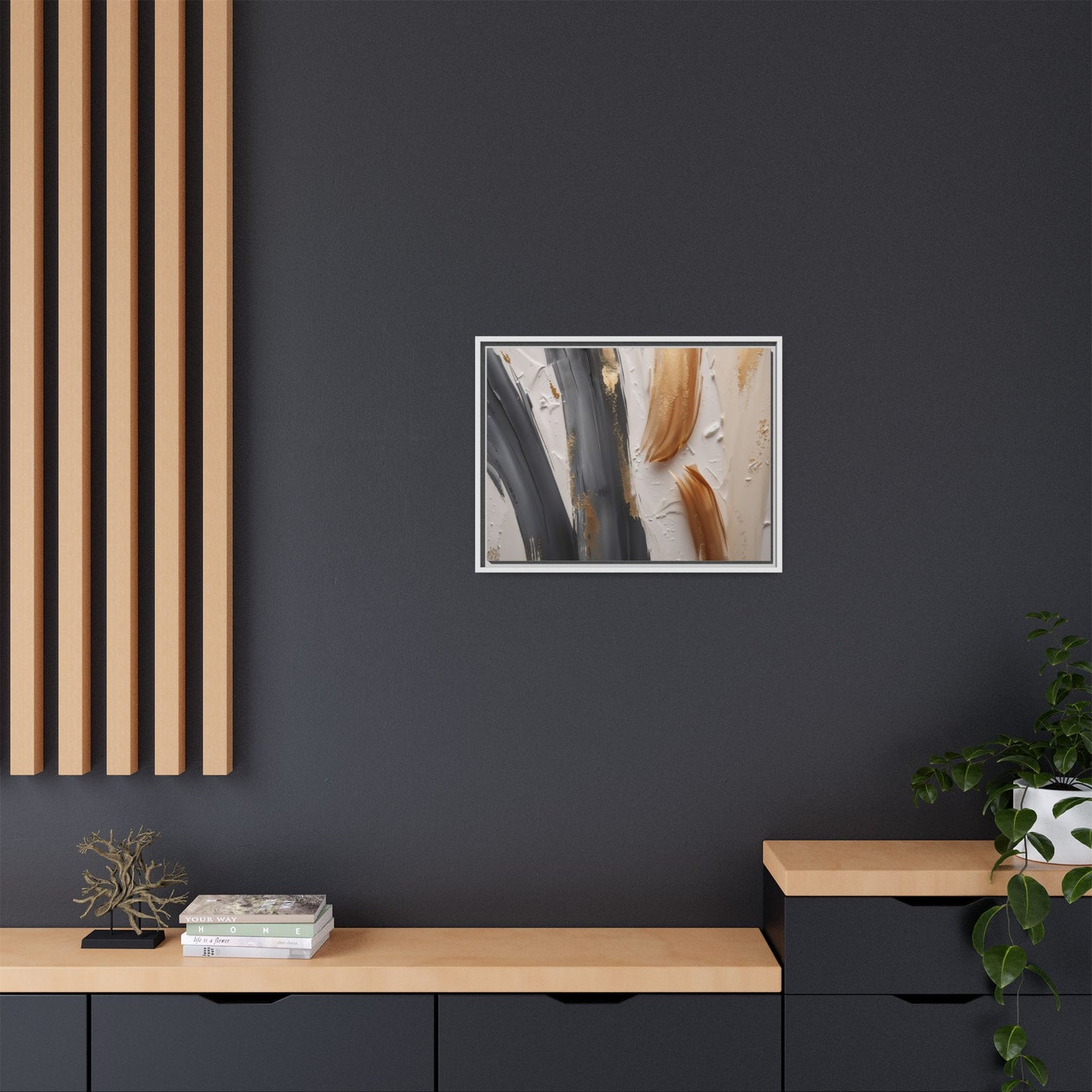 Matte Canvas, Framed (Multi-color)