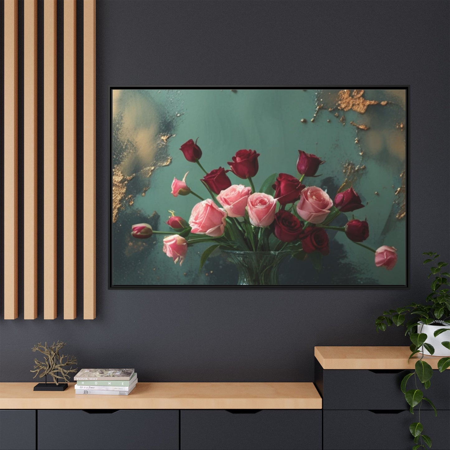 Matte Canvas, Framed (Multi-color)