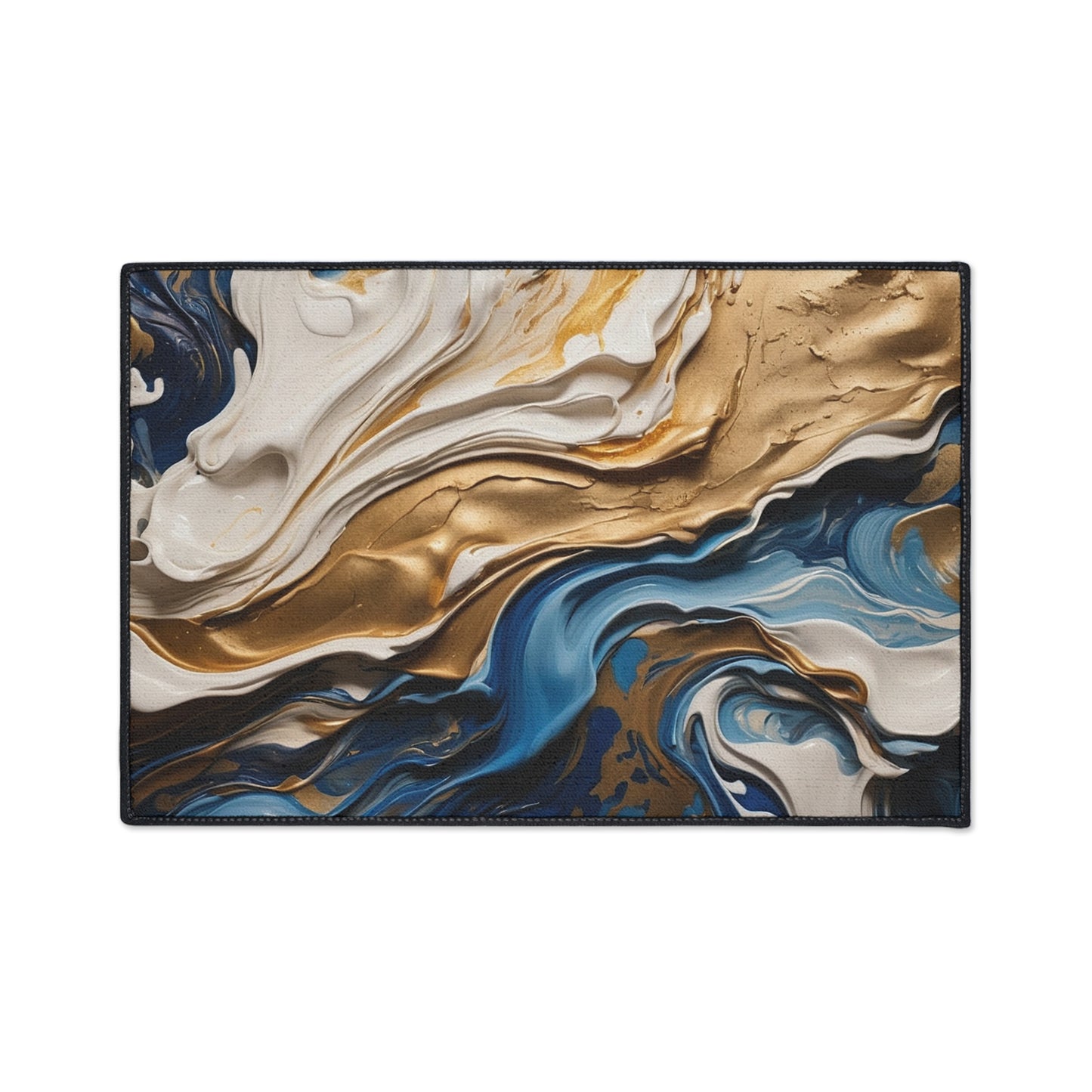 Elegant Marble Design Heavy Duty Floor Mat - Perfect for Home Decor and Holiday Gatherings