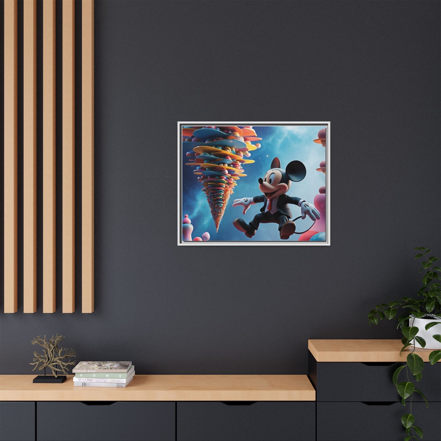 Matte Canvas, Framed (Multi-color)