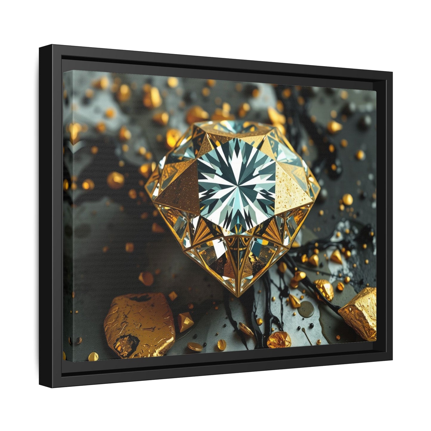 Matte Canvas, Framed (Multi-color)