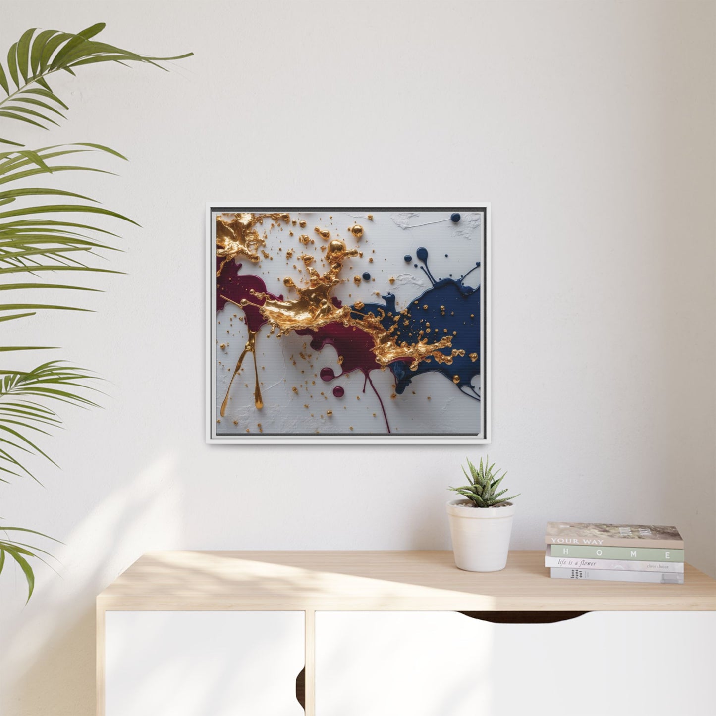 Matte Canvas, Framed (Multi-color)