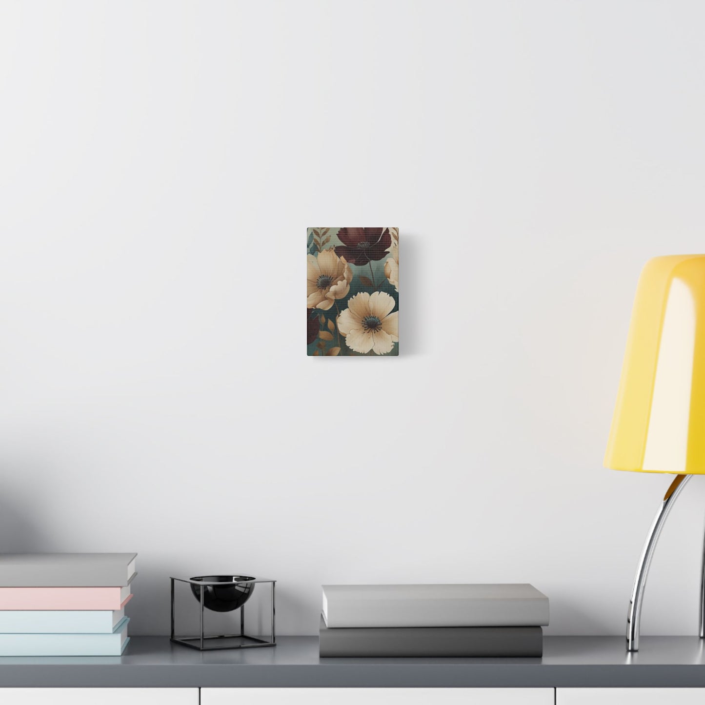 Floral Satin Canvas Art | Nature-Inspired Wall Décor
