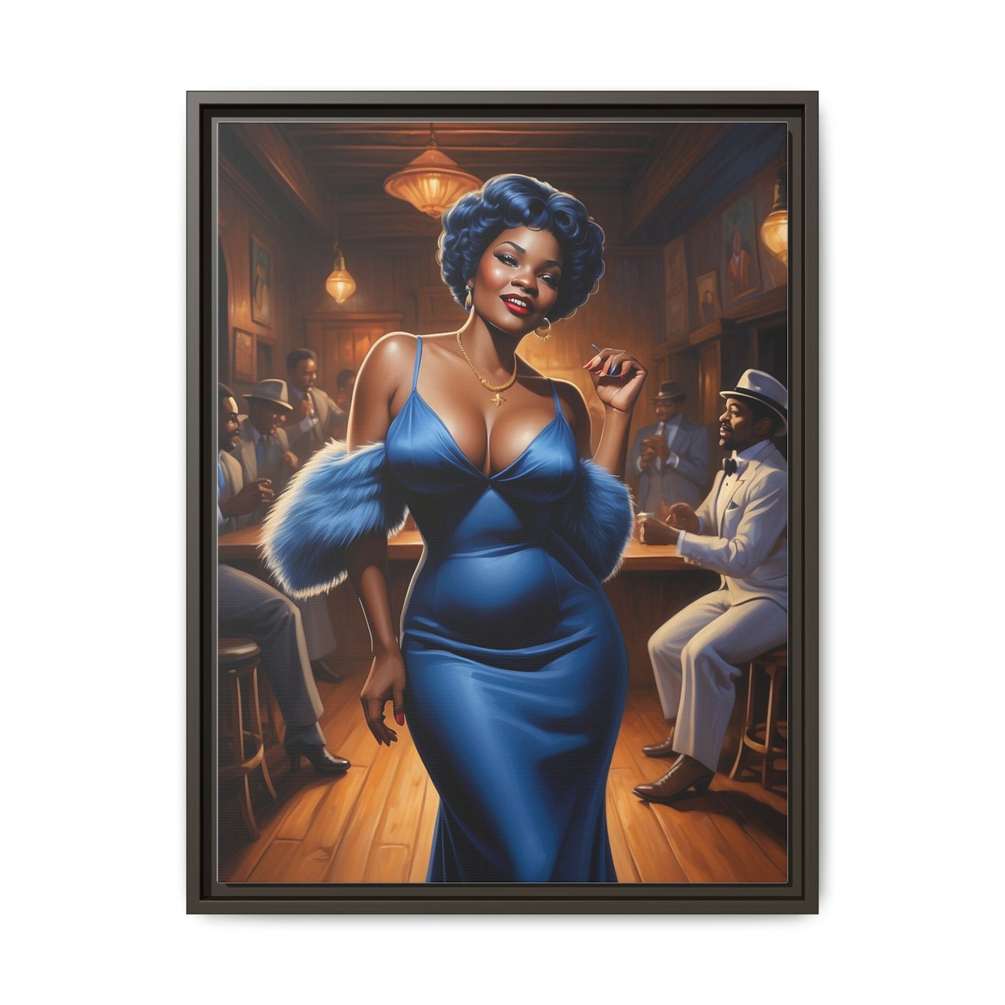 Matte Canvas, Framed (Multi-color)