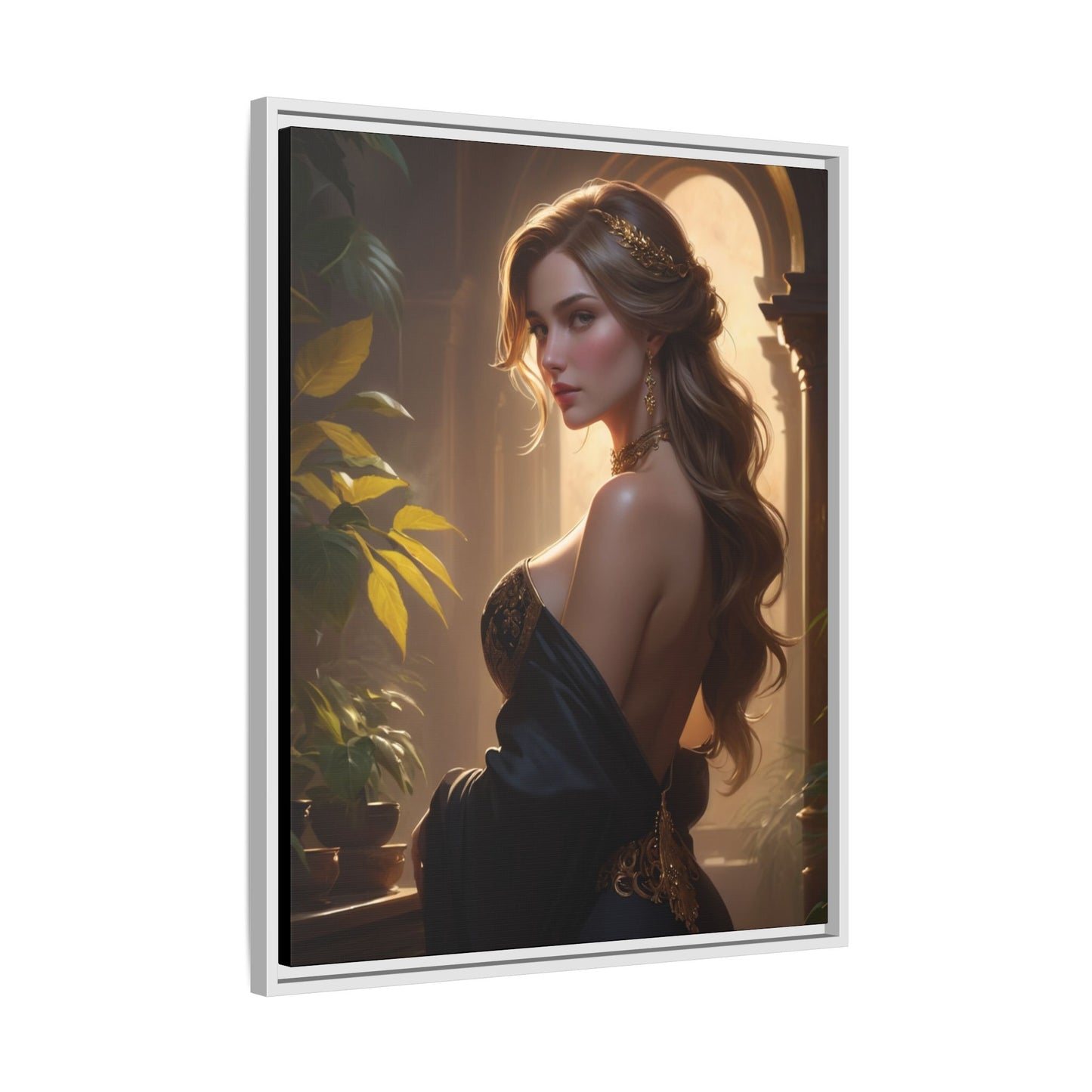 Matte Canvas, Framed (Multi-color)
