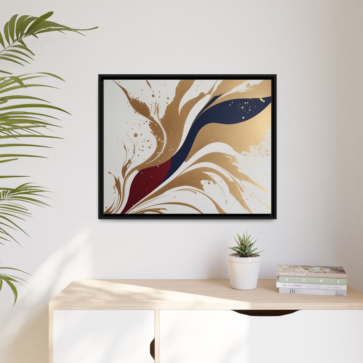 Matte Canvas, Framed (Multi-color)