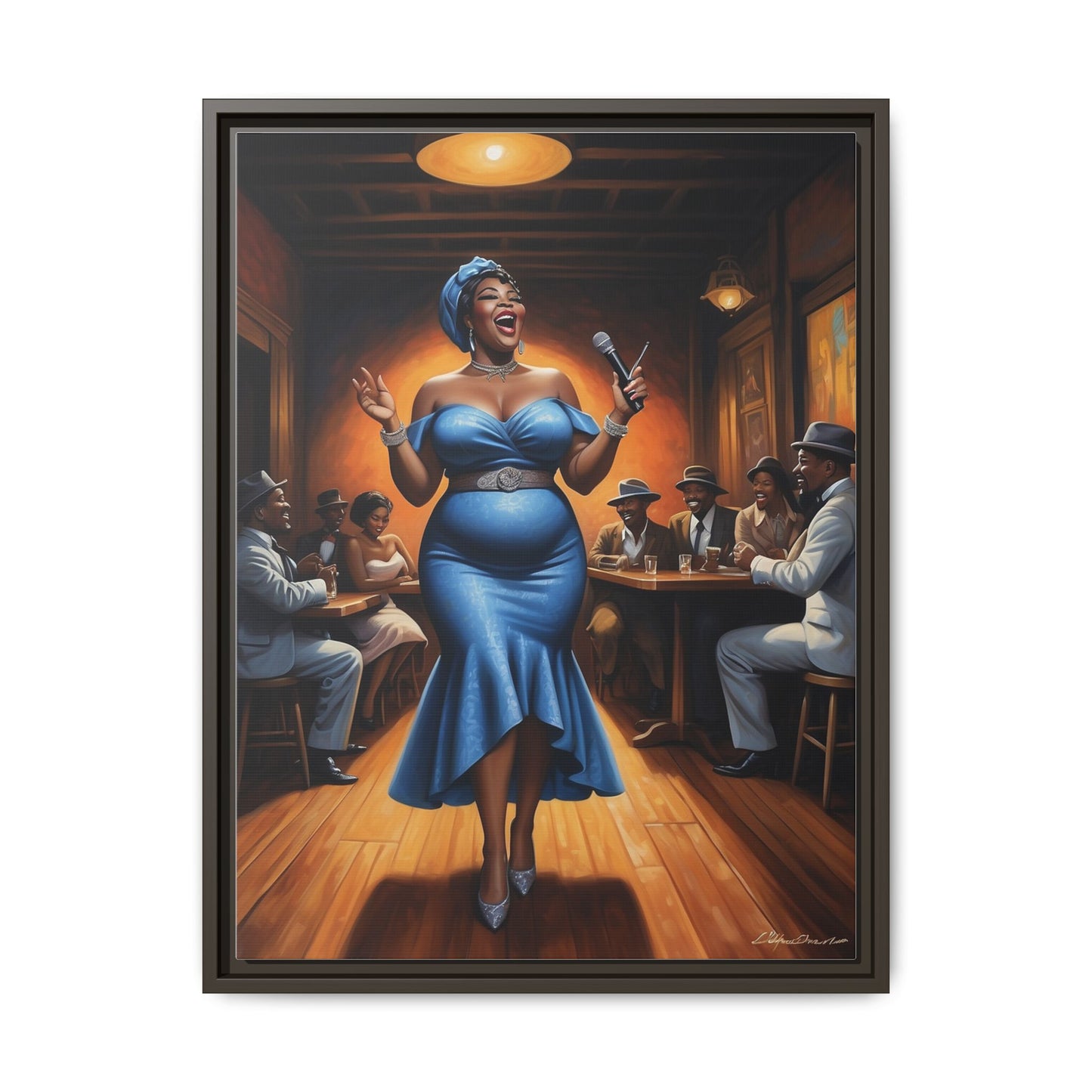 Matte Canvas, Framed (Multi-color)