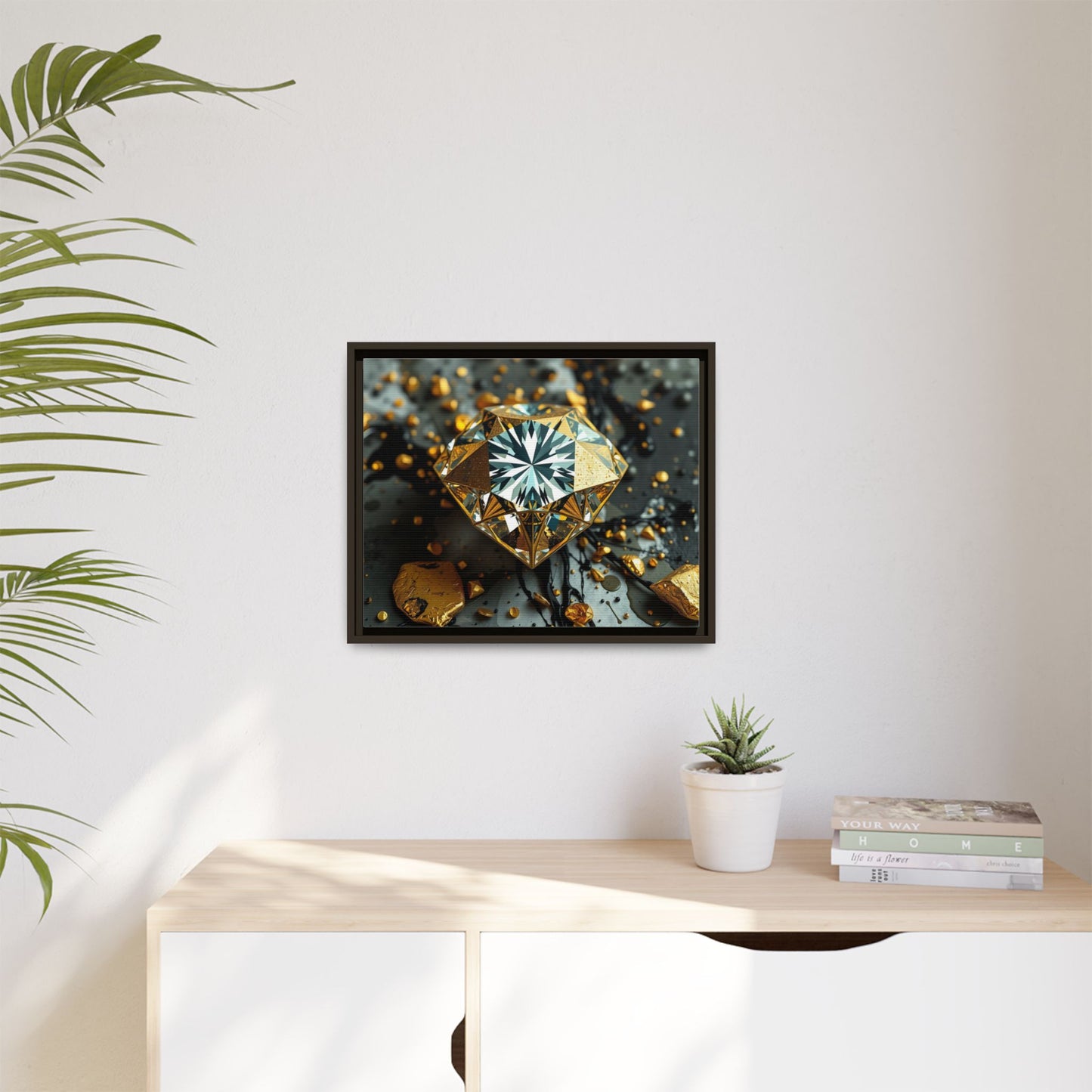 Matte Canvas, Framed (Multi-color)
