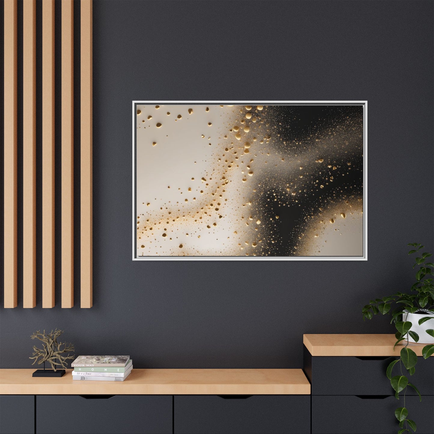 Matte Canvas, Framed (Multi-color)