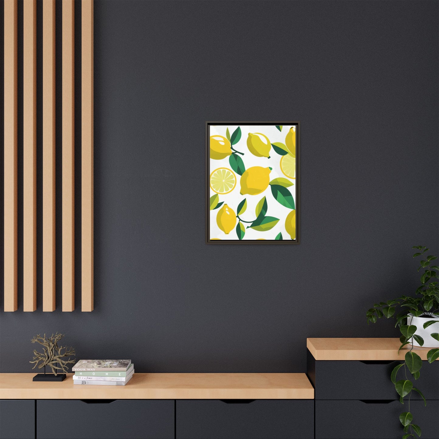 Matte Canvas, Framed (Multi-color)