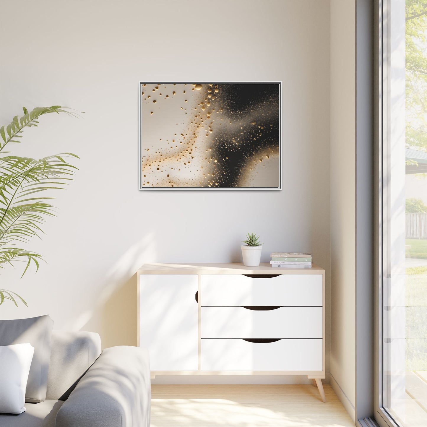 Matte Canvas, Framed (Multi-color)