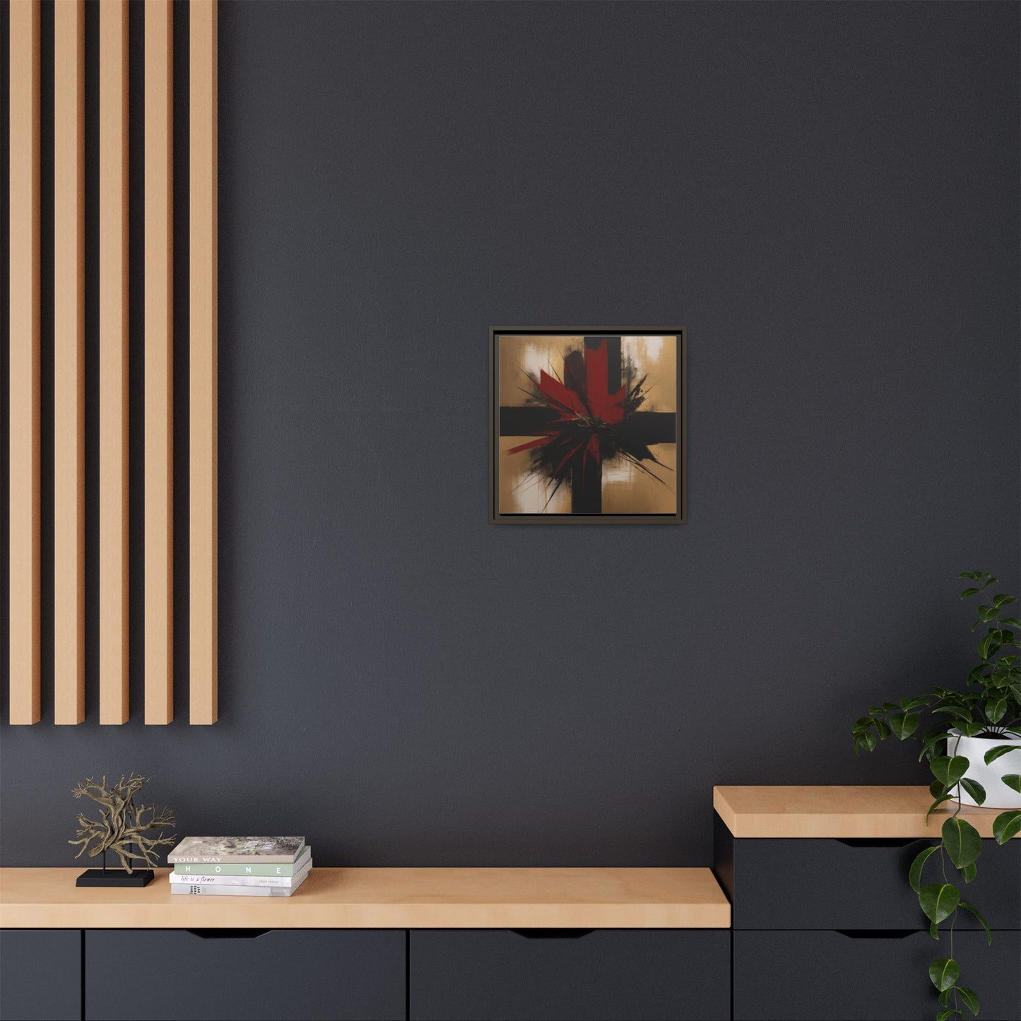 Matte Canvas, Framed (Multi-color)