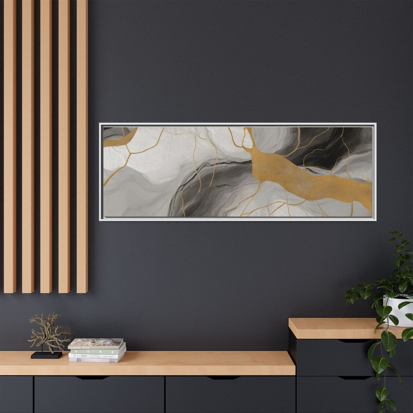 Matte Canvas, Framed (Multi-color)