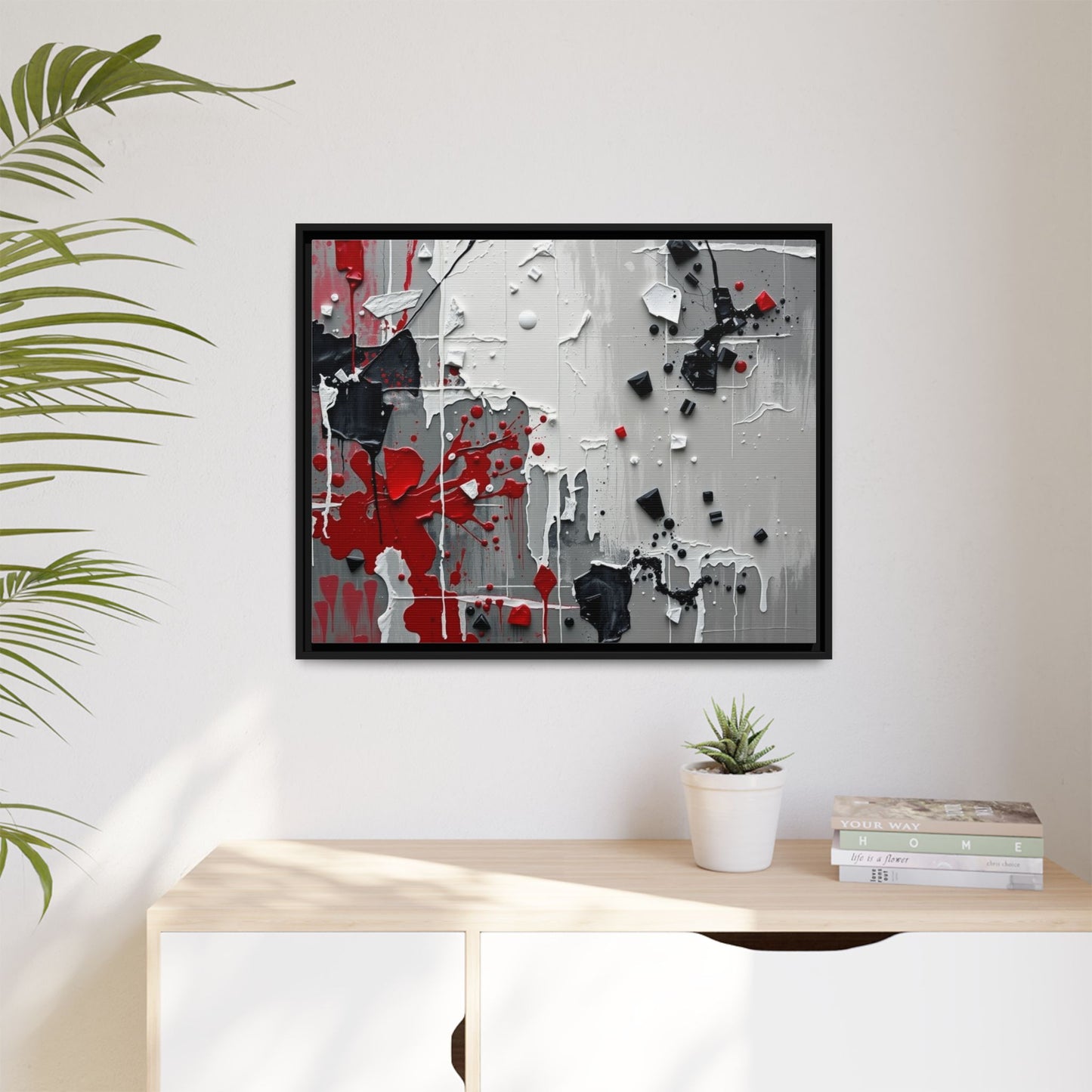 Matte Canvas, Framed (Multi-color)