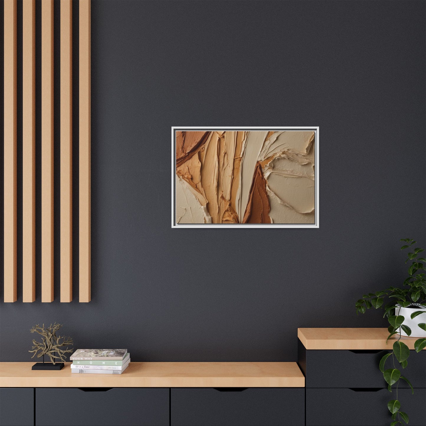 Matte Canvas, Framed (Multi-color)