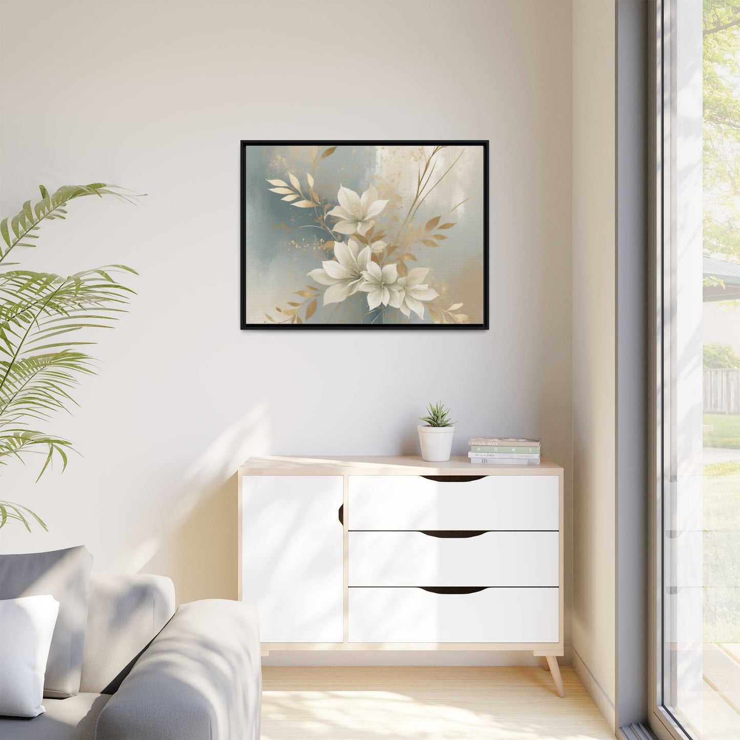 Matte Canvas, Framed (Multi-color)
