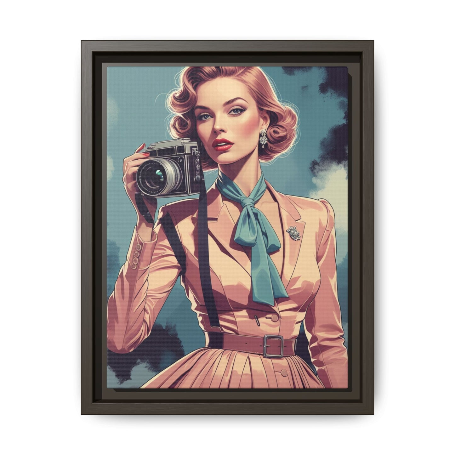 Matte Canvas, Framed (Multi-color)