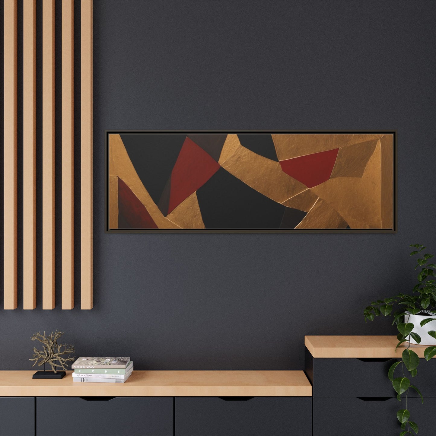Matte Canvas, Framed (Multi-color)