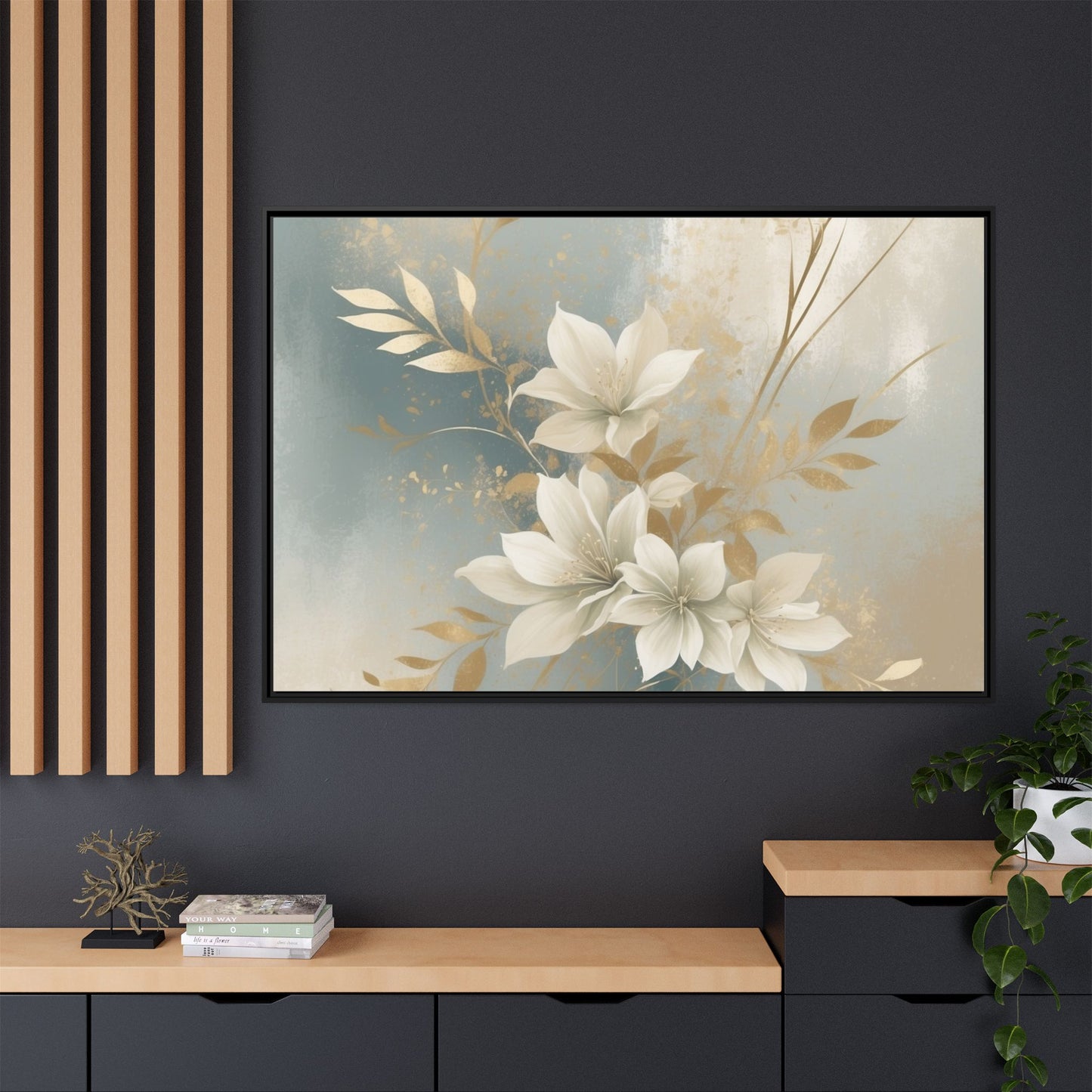 Matte Canvas, Framed (Multi-color)