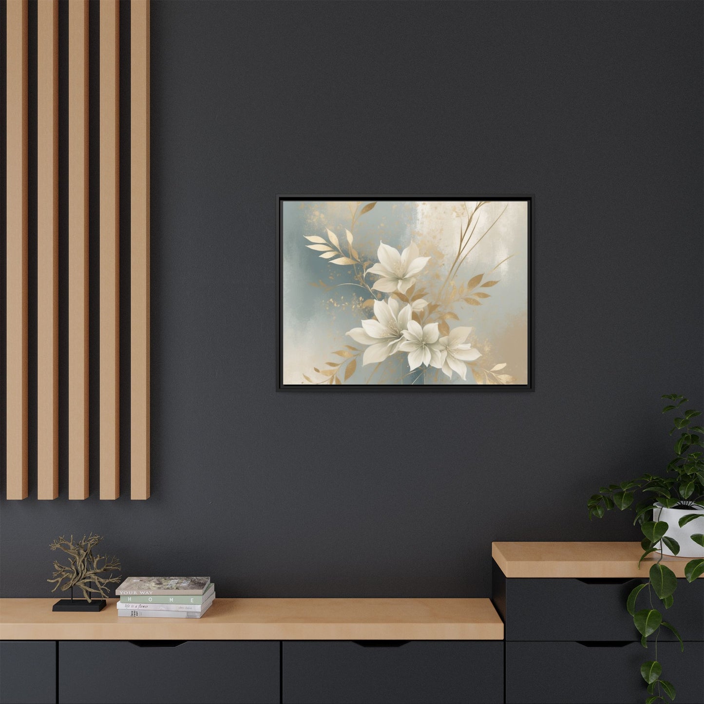 Matte Canvas, Framed (Multi-color)