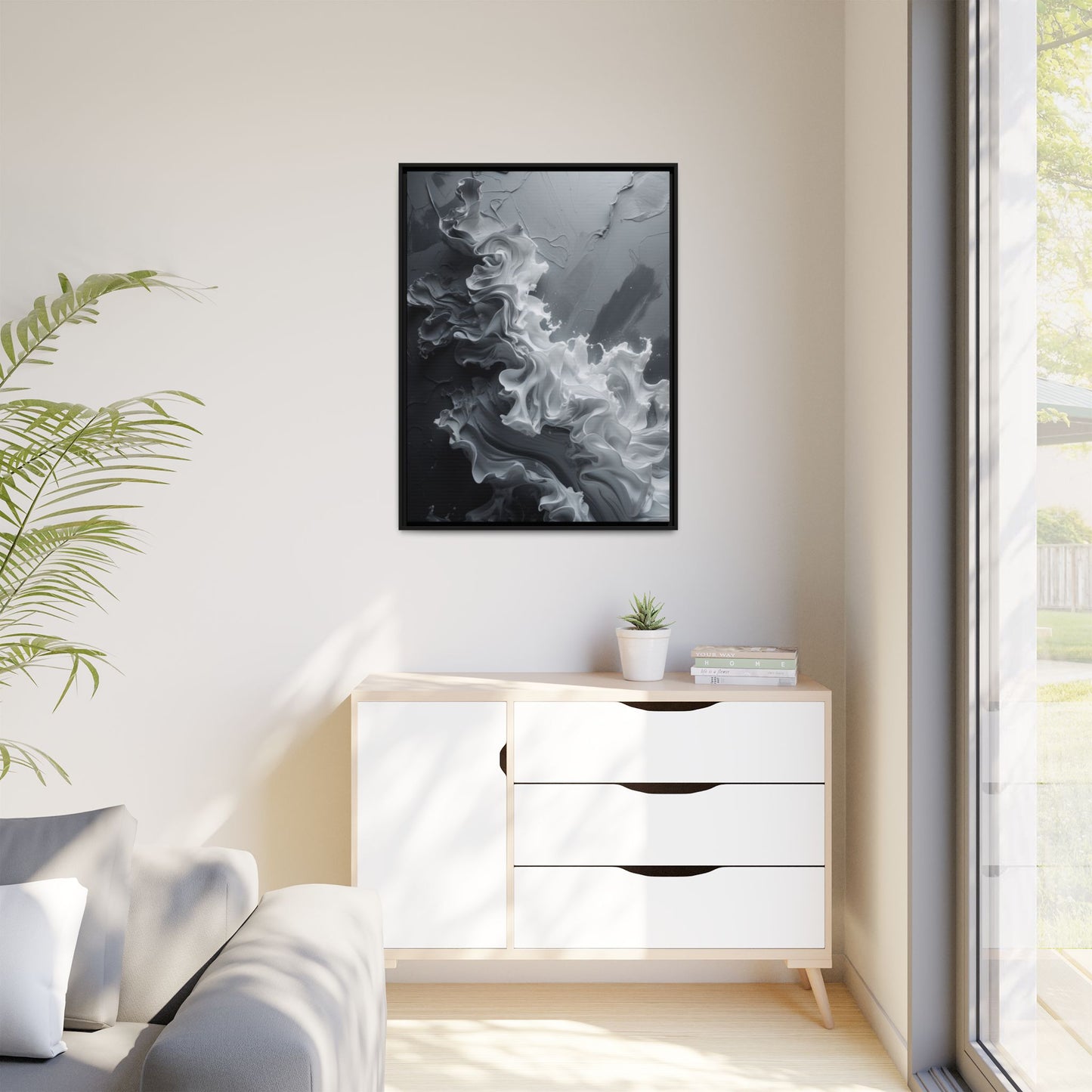 Matte Canvas, Framed (Multi-color)