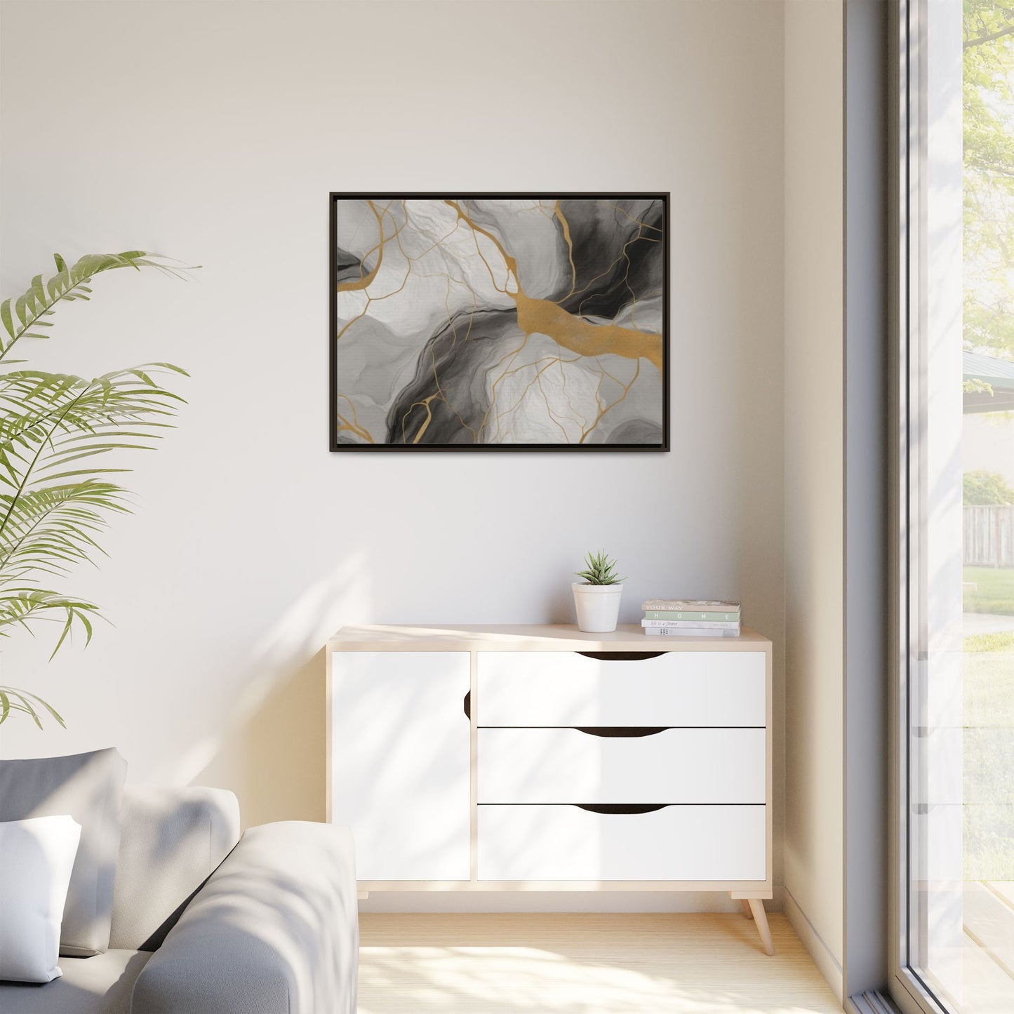 Matte Canvas, Framed (Multi-color)