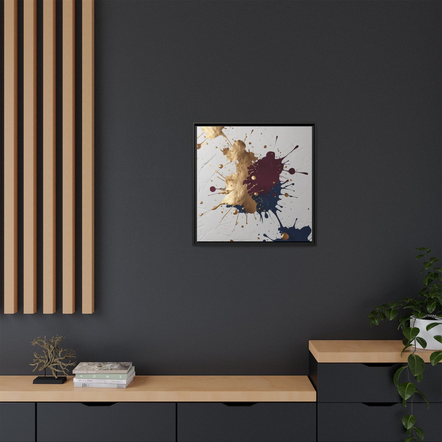 Matte Canvas, Framed (Multi-color)