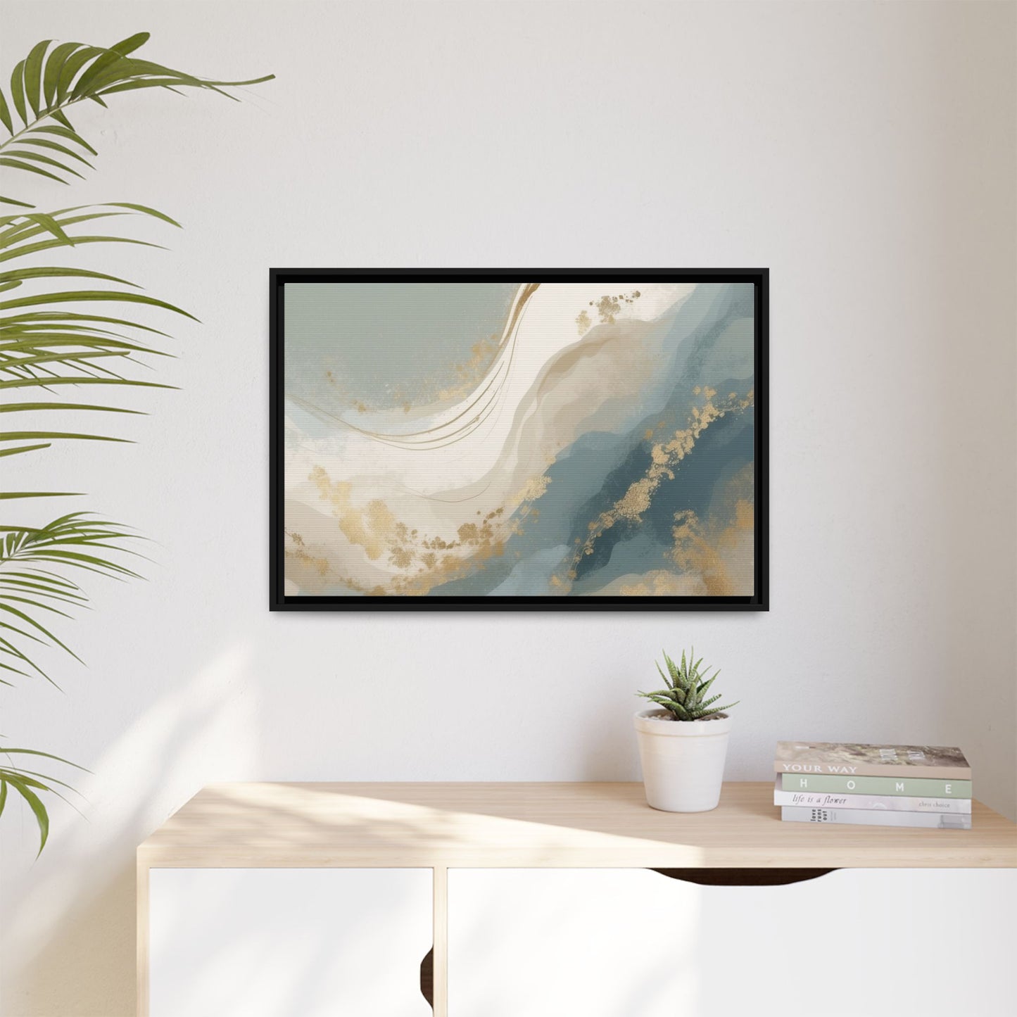 Matte Canvas, Framed (Multi-color)