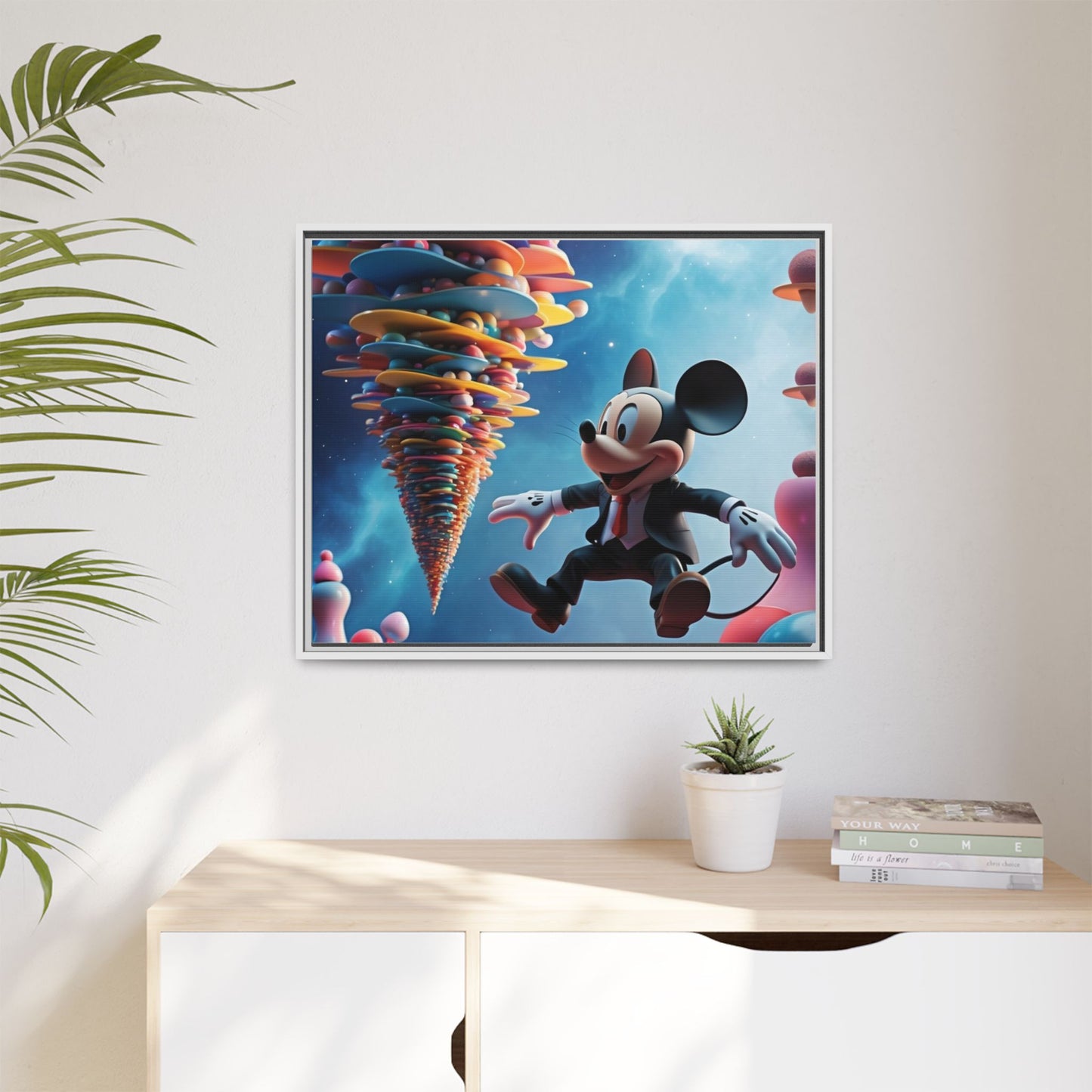Matte Canvas, Framed (Multi-color)
