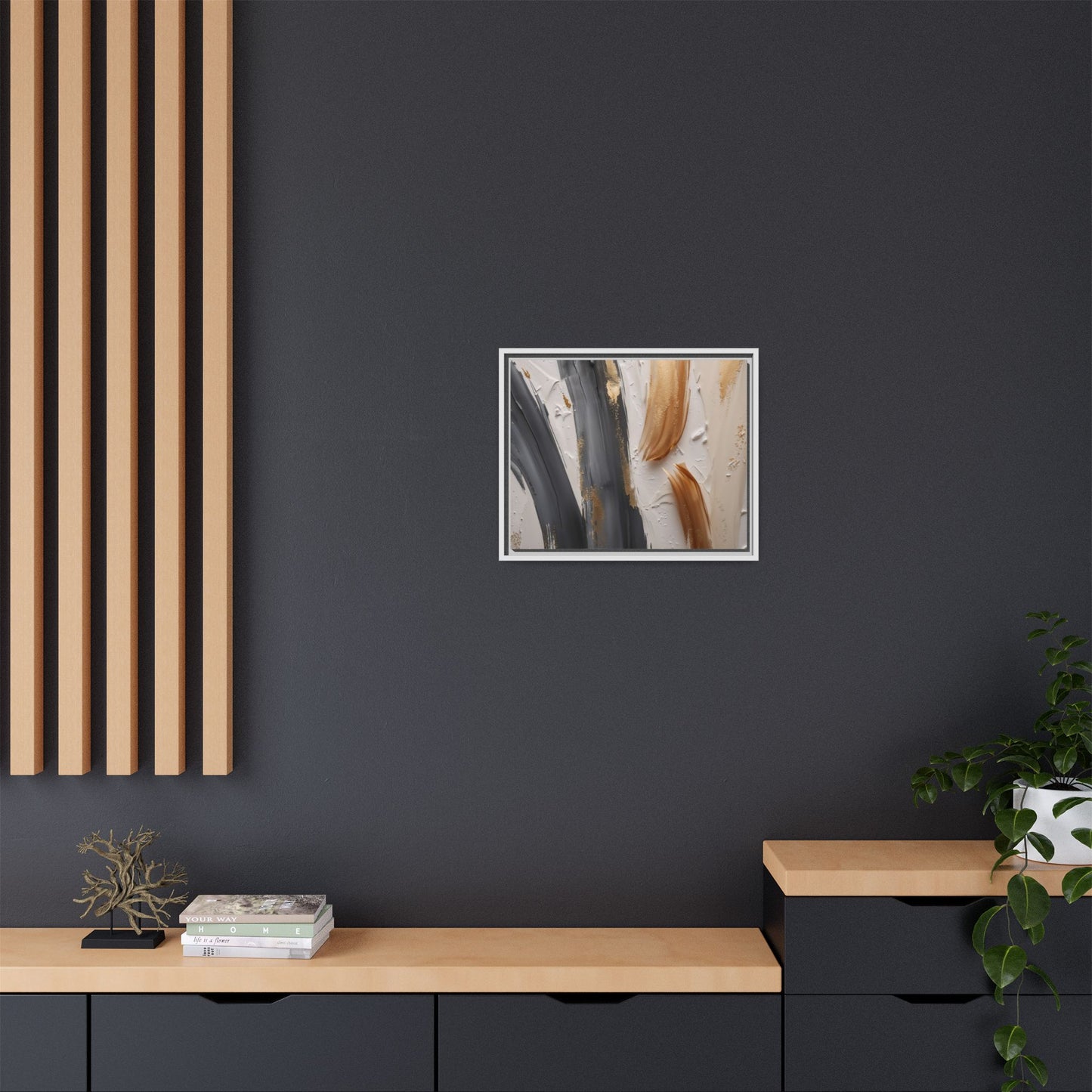 Matte Canvas, Framed (Multi-color)