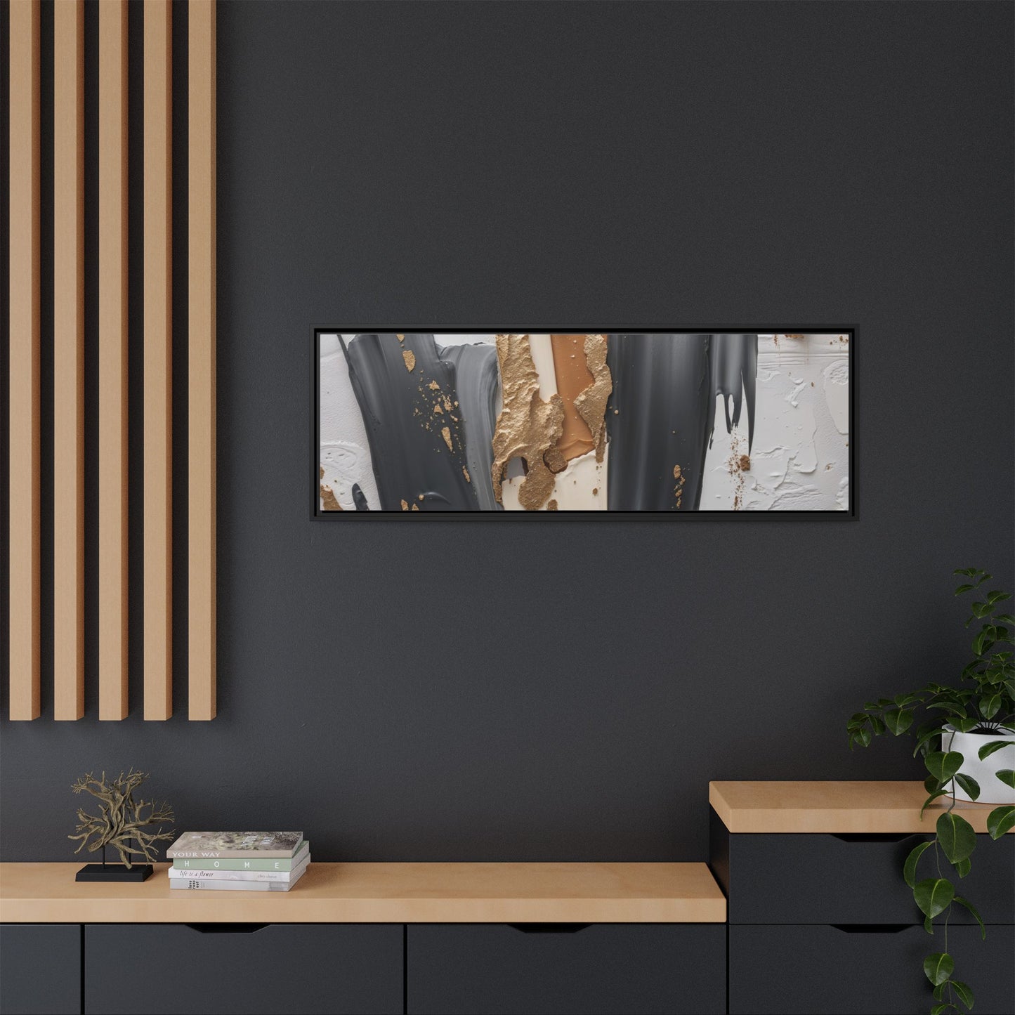 Matte Canvas, Framed (Multi-color)