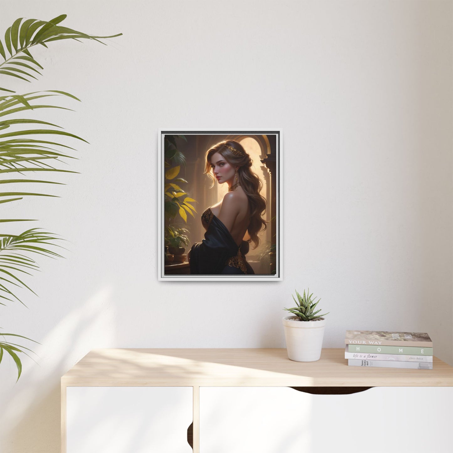 Matte Canvas, Framed (Multi-color)
