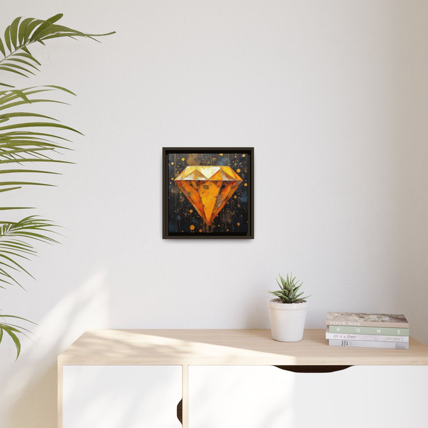 Matte Canvas, Framed (Multi-color)